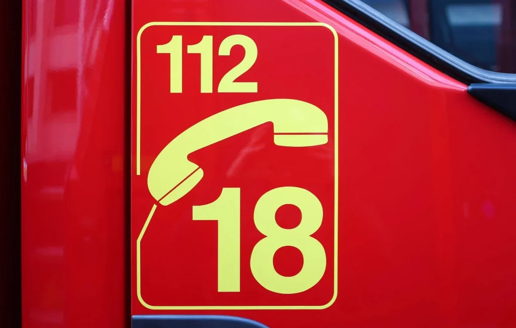 logo des appels d'urgence 18/112