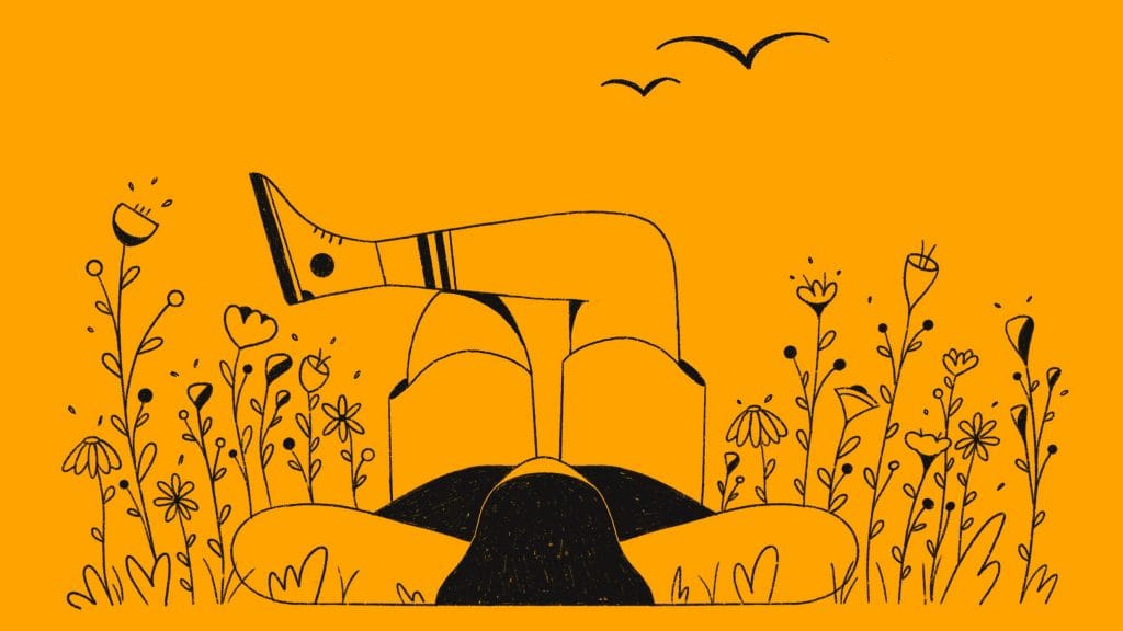 Directeur artistique freelance en plein travail sur une identité visuelle