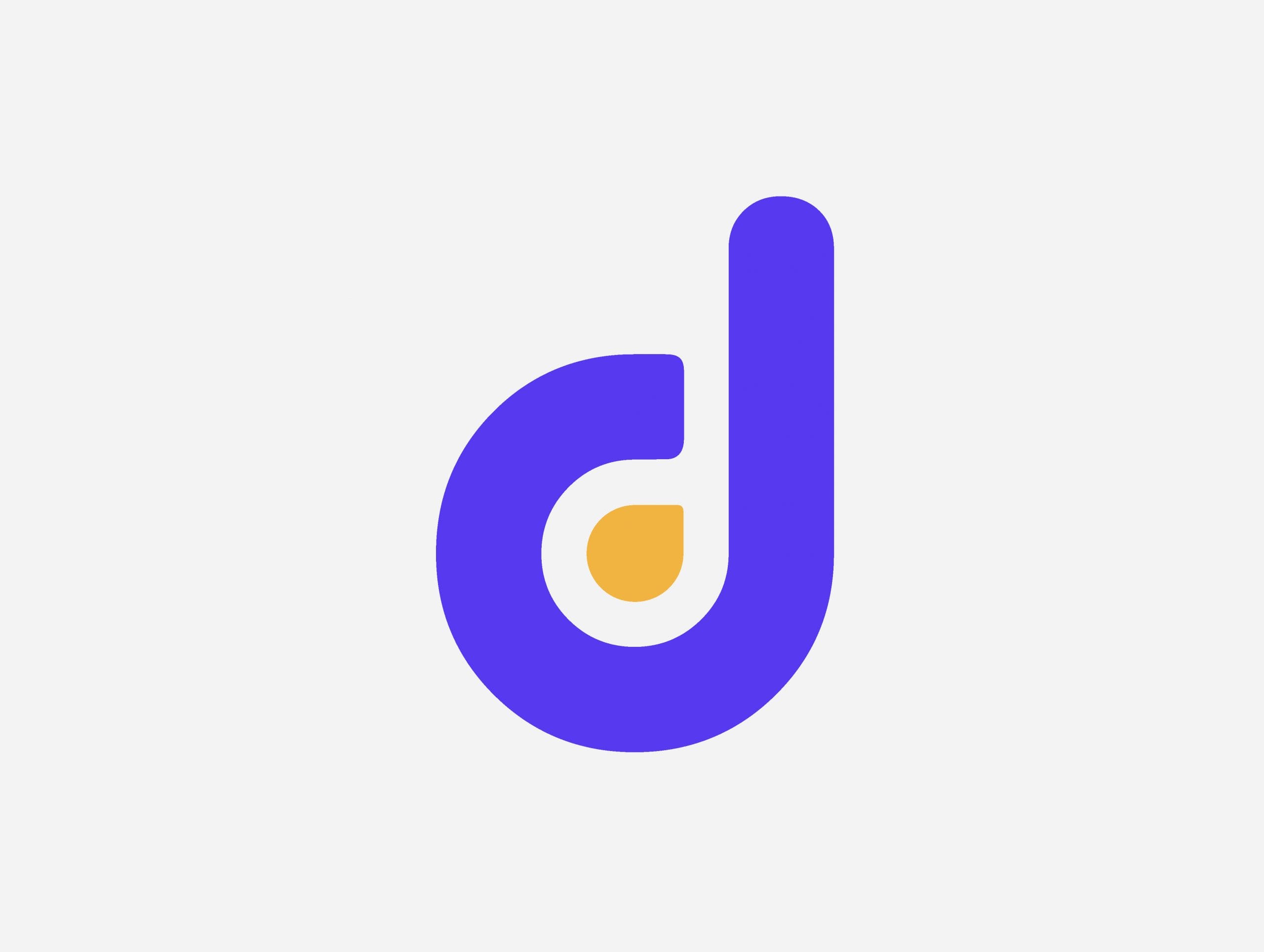Version favicon du logo Findly conçue par Damien Breton, directeur artistique.