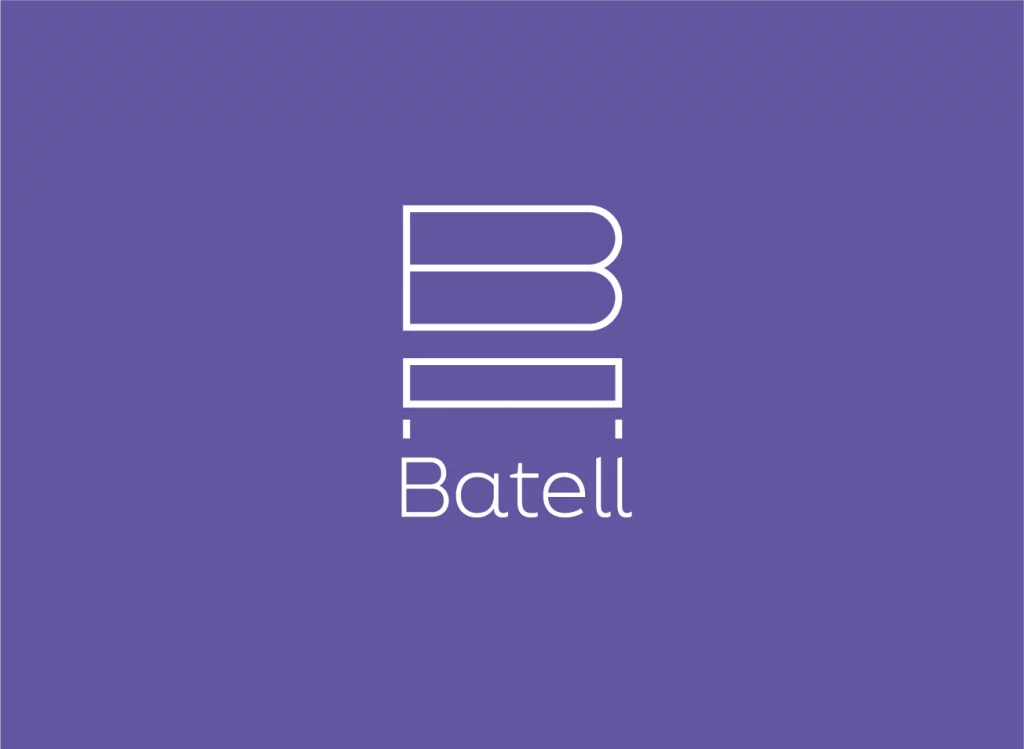 Identité visuelle conçue par un directeur artistique : palette, logo et typographies pour une marque impactante Batell.