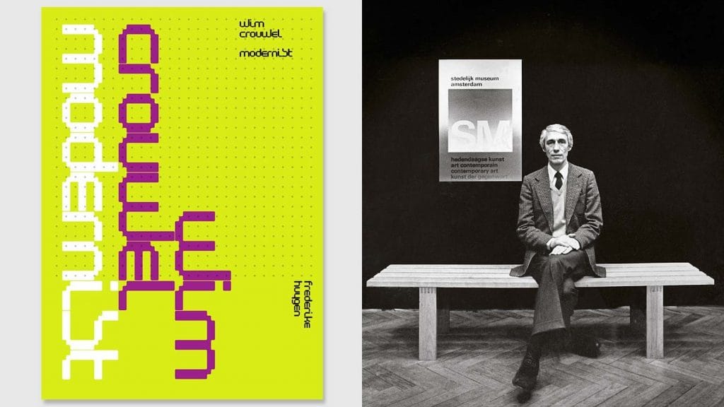 Portrait de Wim Crouwel, figure emblématique du modernisme typographique
