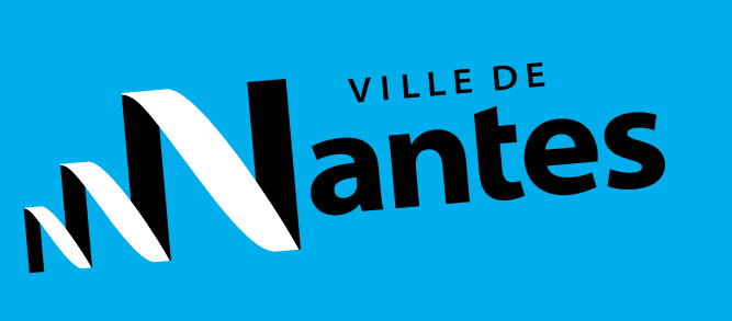 Logo de Nantes stylisé avec typographie moderne